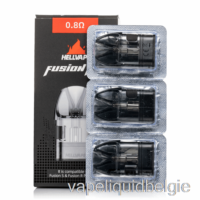 Vape Liquid Hellvape Fusion R Vervangende Pods 0.8ohm Meshed Pods